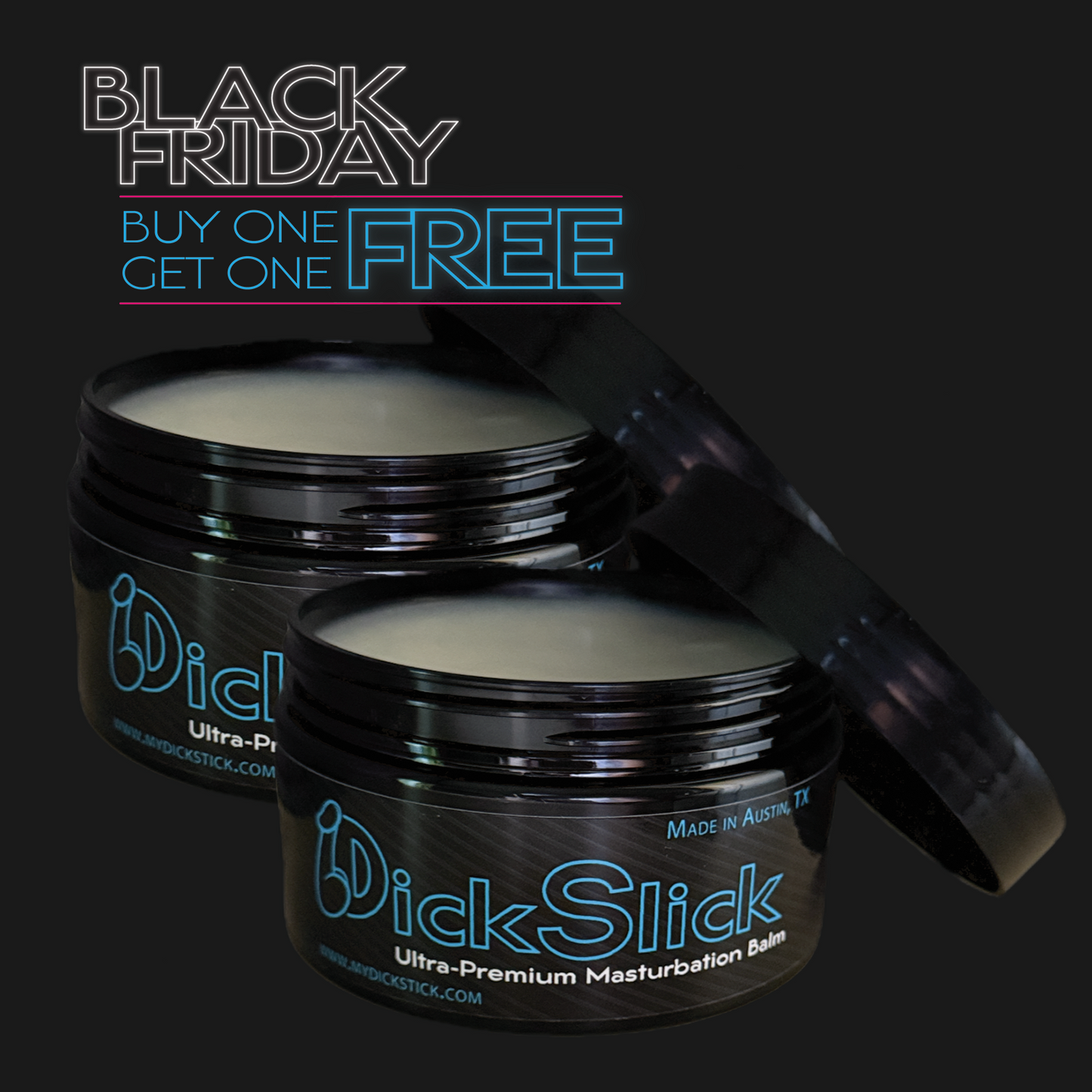 Large DickSlick Tub - Black Friday Deal - 2 Jars