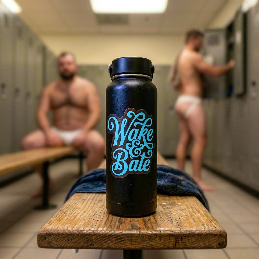 Wake and Bate Sticker